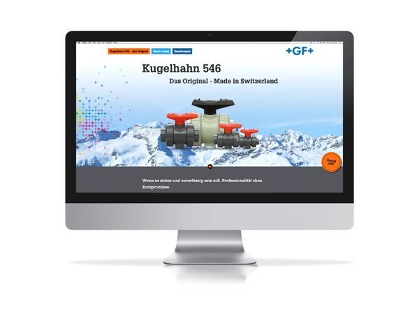 Responsive Hompage – Serviceseite Kugelhahn